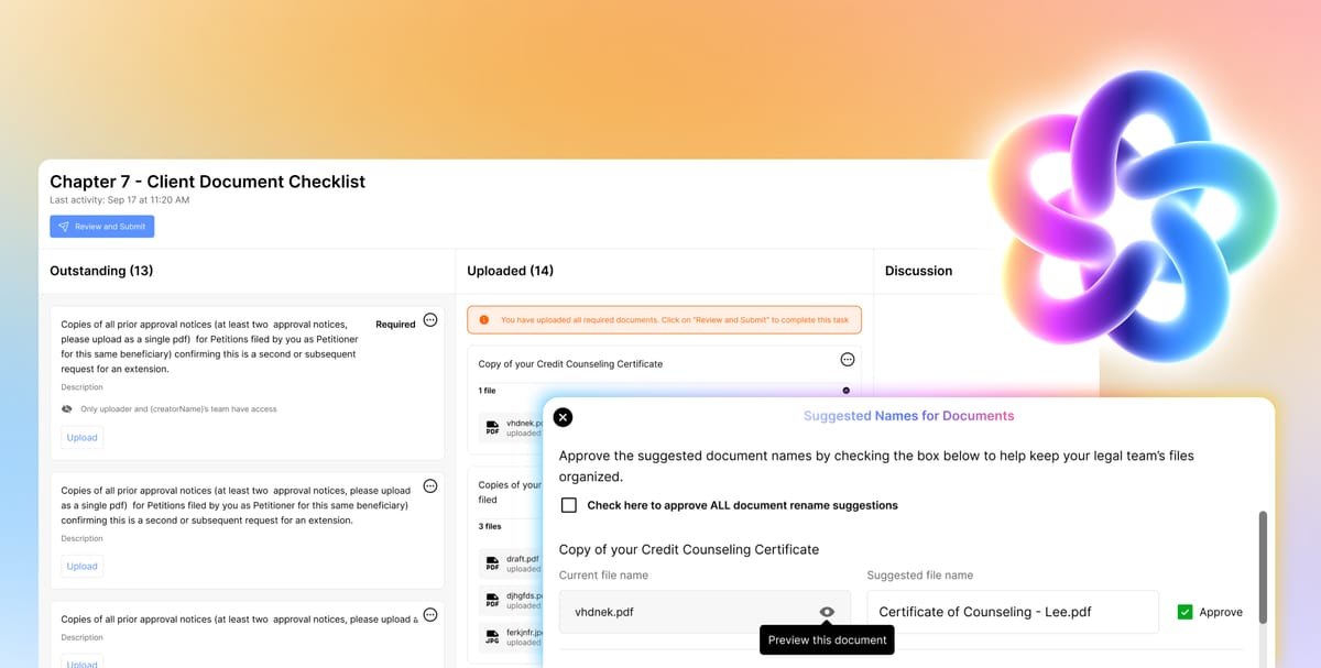 Glade.ai Makes It Easy to Collect Client Documents for Bankruptcy Cases